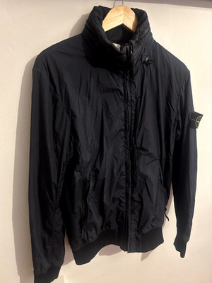 Stone Island Bomber Jacket Men Size M Blue Navy Mint