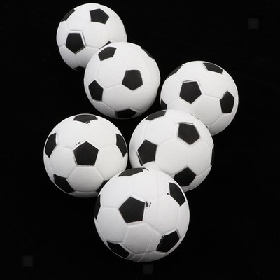 6x Weichschaum Schwamm Tischfußball Indoor Outdoor Ball Strand Garten Spaß Spielzeug für Kinder
