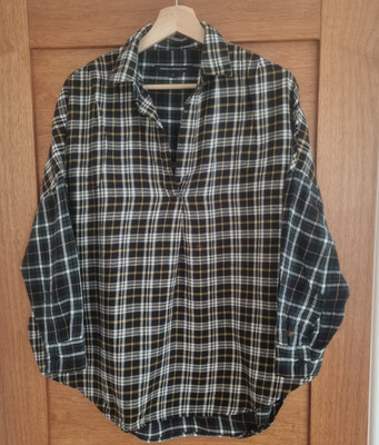 French Connection Oversized Check Shirt (Size S)