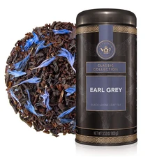 3.53 Ounce Earl Grey Loose Leaf Tea Canister Classic Assam Kosher