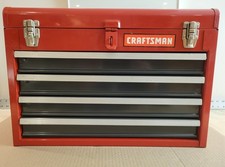 Craftsman Red Steel Tool Box 4 Drawers 20.5w X 14 Hi X 8.5 Dp