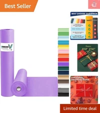 Versatile 17.5" Purple Kraft Paper Roll - Perfect for Any Occasion Wrapping