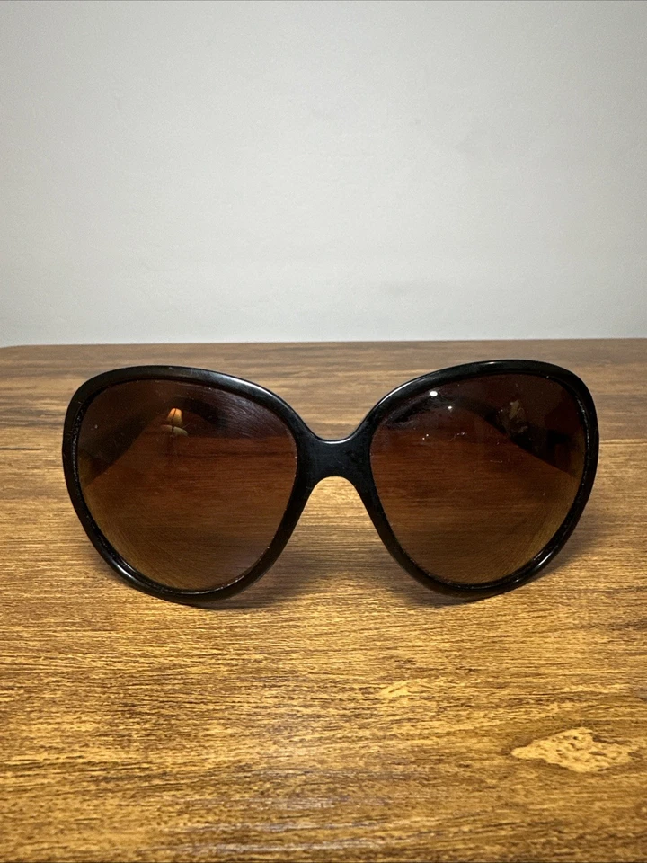 Gafas de sol Rockabye eléctricas de gran tamaño - marrón degradado, marcos retro Y2K Foto 2 de 4