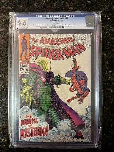 Amazing Spider-Man #66 CGC 9.6 with White Pages Mysterio Appearance