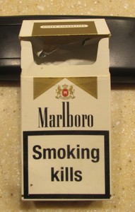 Collectible Marlboro Cigarette Empty Pack Switzerland Smoking Kills No Tobacco