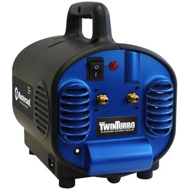 Mastercool 69400 Mini Twin Turbo Refrigerant Recovery Machine Spark Free