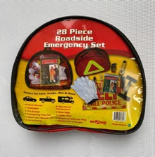 28 PIECES ROADSIDE EMERGENCY SET KIT SAFETY ASSISTANCE CAR VEHICLE MOTORISTS NEW