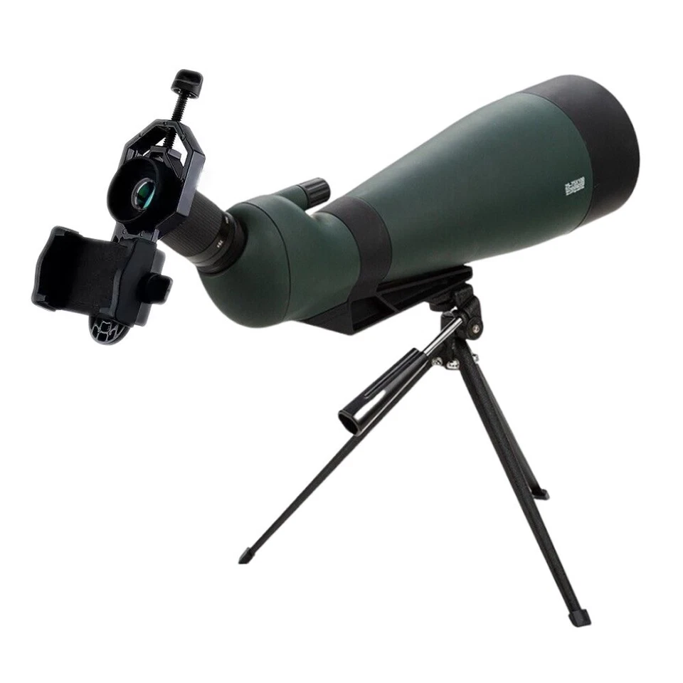Spotting Scope 25-75x100  Outdoor Camping  Moon Bird Watching w/ phone adapter - Image 2 of 4