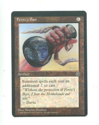 MAGIC FEROZ'S BAN MTG EN HOMELANDS BANDO DI FEROZ ORIGINI