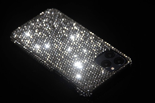 Funda Diamante Genuino Brillo Cristal Hrad Cover para iPhone 15 Pro Max 15 Plus - Imagen 40 de 79