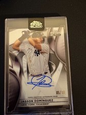 Jasson Dominguez topps black chrome 5/10 auto 2025