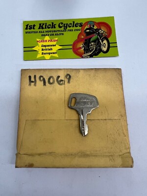 Vintage TEC Honda Factory Pre Cut Motorcycle Key # H9069 OEM | eBay
