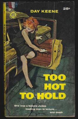 Too Hot to Hold Day Keene 1959 1st edition Vintage Paperback Mystery