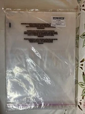 ULINE 100 Poly Bags S-16792,12x15,  100 Mil, flat plastic open top Sealable