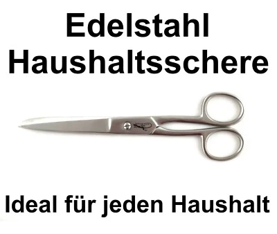 MARKENLOS 17,7 cm - 7 Zoll Haushaltsschere Edelstahl Bastelschere Küchenschere Stoffschere