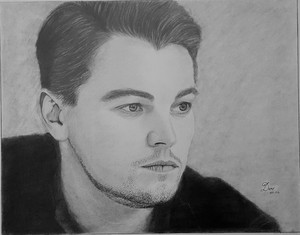 Realistic Original Pencil Drawing Of Leonardo Dicaprio 11x14in Ebay