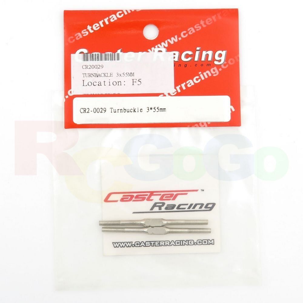 CASTER RACING CR2-0029 TURNBUCKLE 3X55MM (ZX-1 BUGGY PARTS)