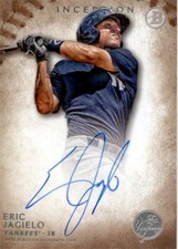 Eric Jagielo signed baseball card (New York Yankees) 2015 Topps Inception #PAEJ