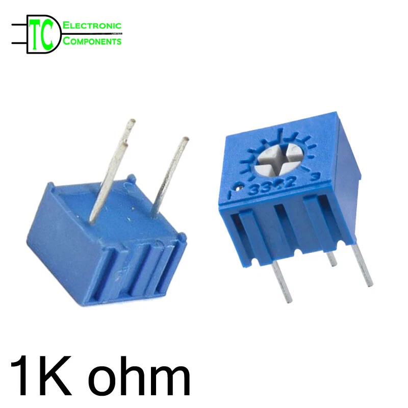 3362P Trimmer Trim pots 100 ohm to 1M ohm Potentiometer variable Resistor 2 PACK