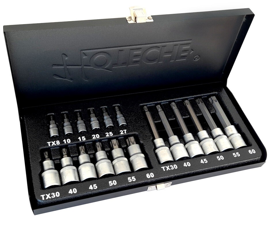 Set 54 Inserti Chiavi Bussole Torx E Spline - Per Meccanica E Fai-Da-Te - Foto 5