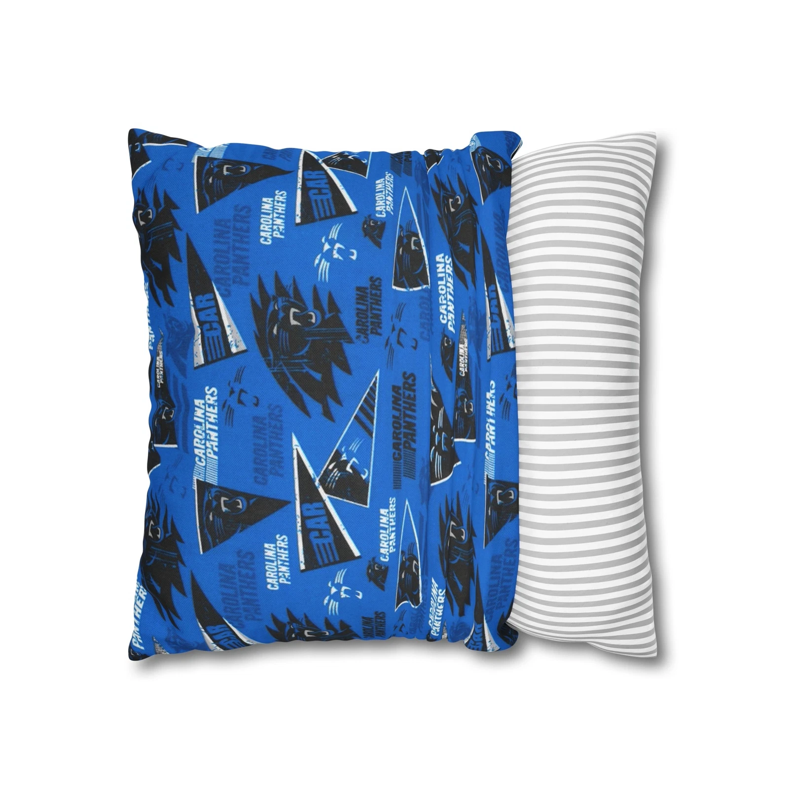 Carolina Panthers Square Throw Pillow Cover