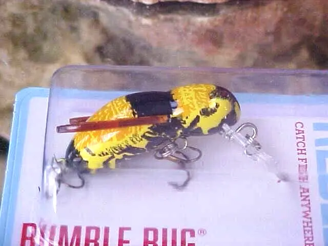 Rebel 1/2 F7410 7/64oz BUMBLE BUG Lure in BUMBLE BEE for  Bass/Panfish/Trout