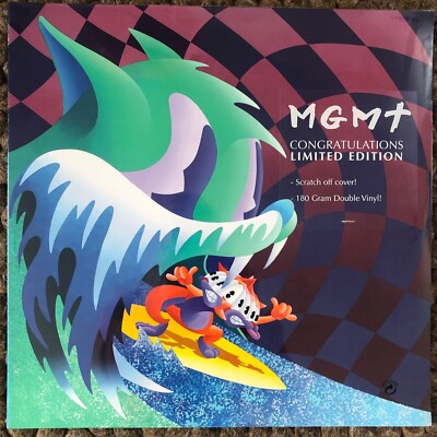MGMT   Congratulations | Limited ''Scratch-Off''-Edition | Vinyl LP | EU | 2010