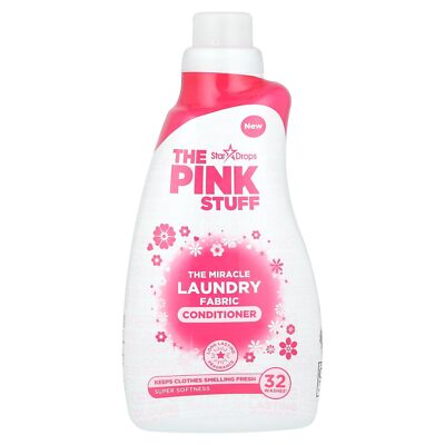 The Pink Stuff Laundry Fabric Conditioner 32.5 Fl Oz Softness and Freshness