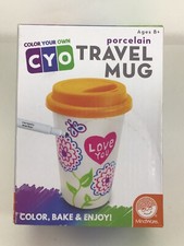 Mindware Paint Your Own Porcelain Travel Mug Kit NEW