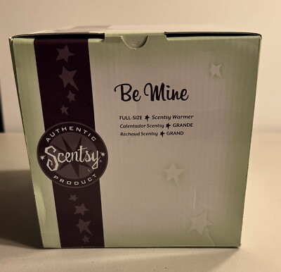 Scentsy Warmer Be Mine With Bejeweled Heart Pendant Full Size