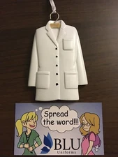 DIY Medical Lab Coat Personalize Christmas Tree Ornament