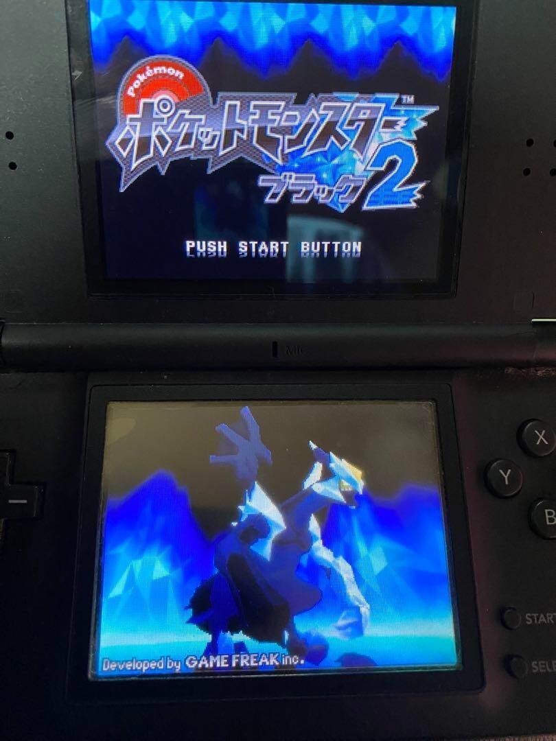 Pokemon black 2 and White 2 Nintendo DS Set Japanese Tested