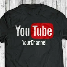 Your TEXT Custom T-shirt  your Channel YOUTUBE Your Text  T-shirt 