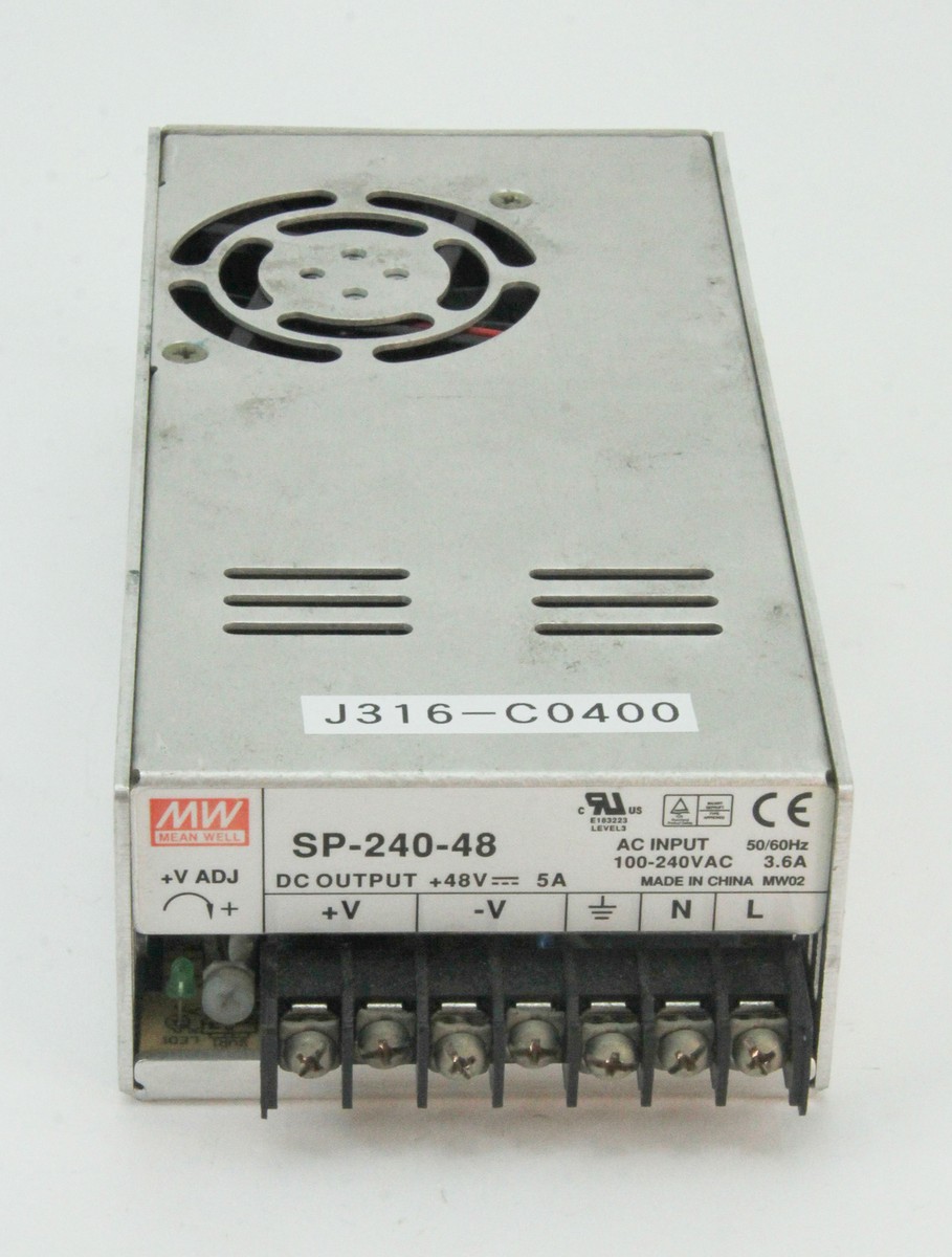 C0400 MEAN WELL ENCLOSED POWER SUPPLY SP-240-48 | eBay