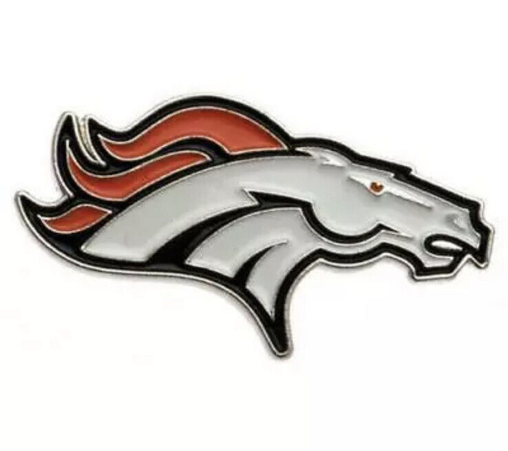 DENVER BRONCOS PIN BADGE NFL AMERICAN FOOTBALL USA ENAMEL CREST FATHERS DAY GIFT