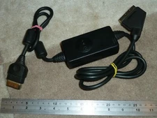 MICROSOFT XBOX ORIGINAL OFFICIAL ADVANCED RGB SCART TV AV LEAD CABLE OPTICAL OUT