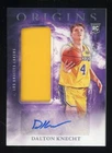 Dalton Knecht 2024-25 Origins Lakers RPA RC Rookie Jersey Patch AUTO