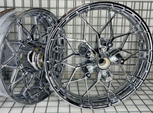 HARLEY PRODIGY WHEELS CHROME 2023 ROAD GLIDE MAG STREET GLIDE TOURING OUTRIGHT - Bild 12 von 12