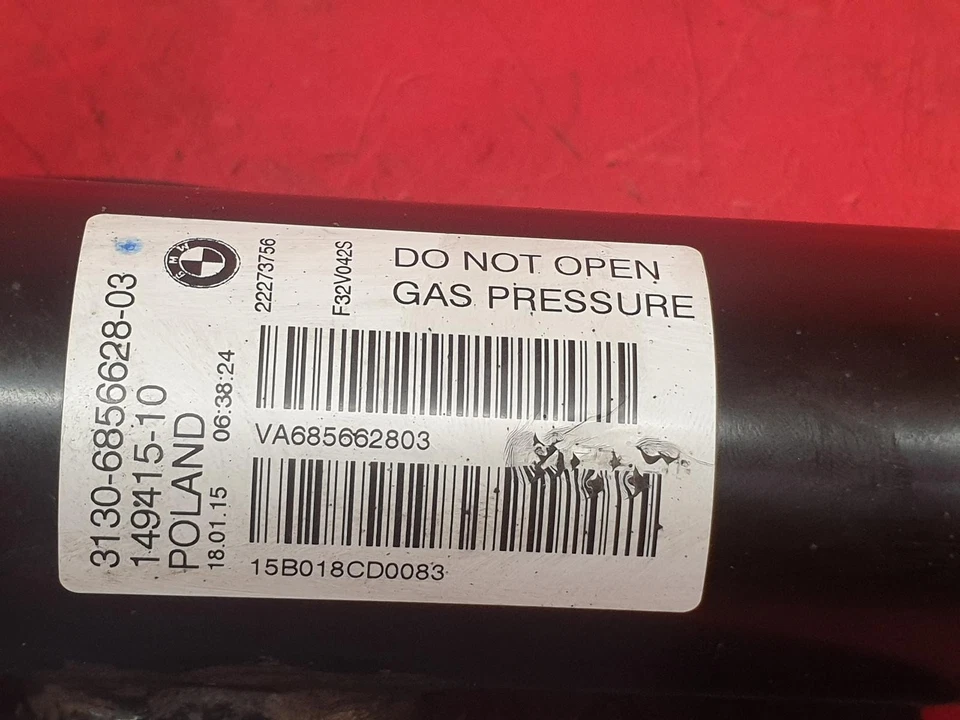 BMW 4 SERIES SHOCK ABSORBER FRONT PASSENGER SIDE LH SUSPENSION 2015 3.0L DIESEL - Image 3 of 4