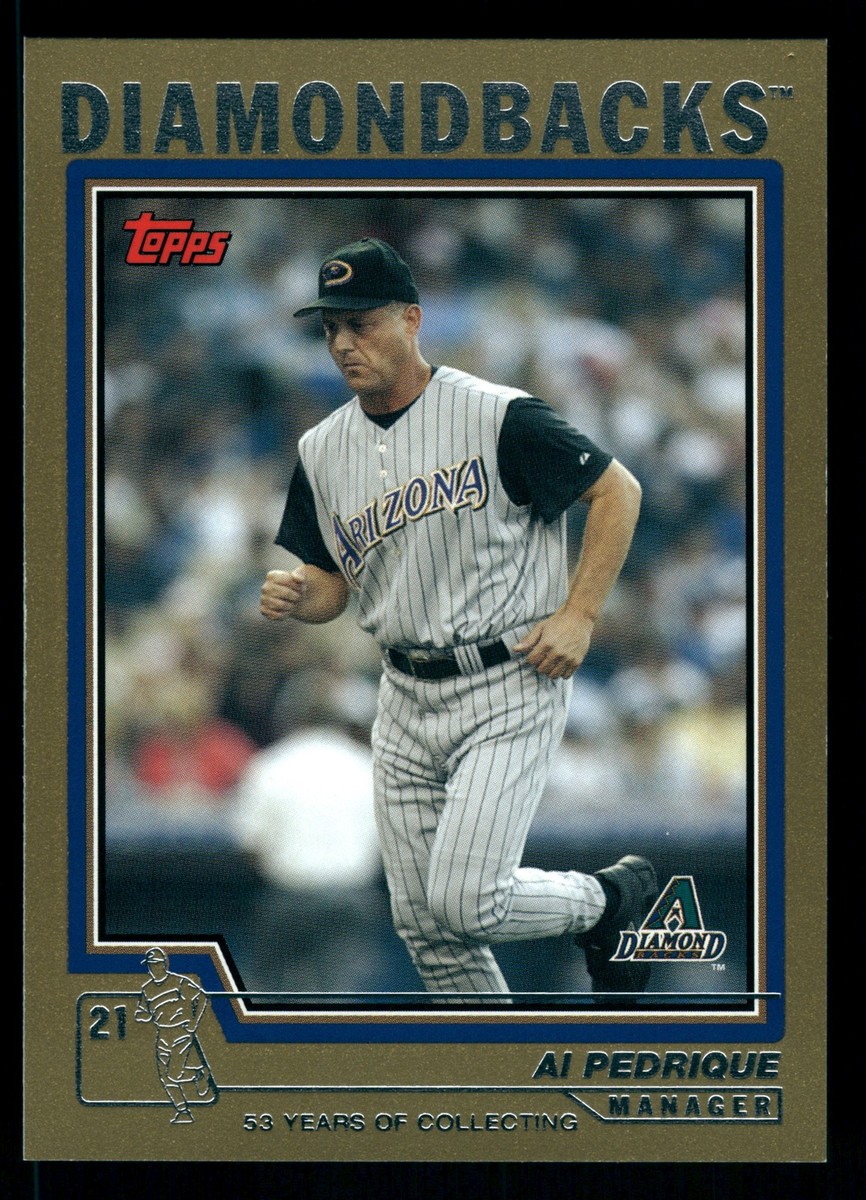 Al Pedrique Arizona Diamondbacks 2004 Topps Traded Gold #T68 SN