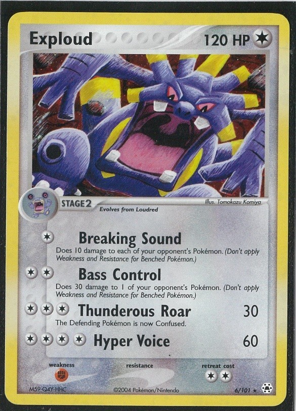 LP EXPLOUD 6/101  HIDDEN LEGENDS HOLO RARE
