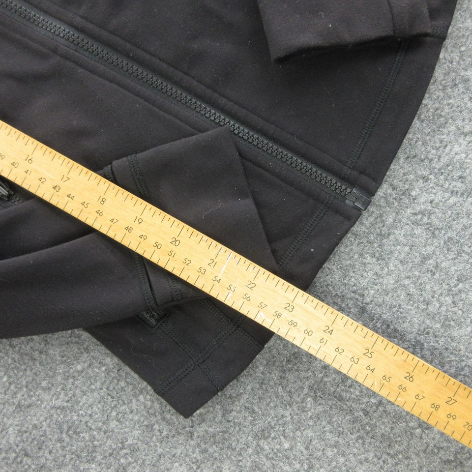 Lululemon Define Jacket Womens 4 Black Full Zip Thumbholes Pockets Running Yoga - Image 3 of 4