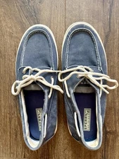 Sperry Top-Sider  Authentic Original 2-Eye Boat Shoes Men’s Size 9.5 Blue