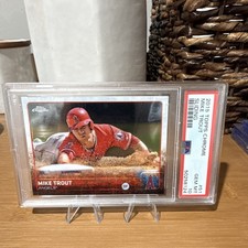 Topps 2015 Chrome Mike Trout #51 Red Jersey Base Set Angels MLB Card