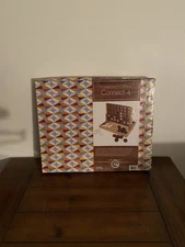 Collector’s Edition Connect 4 Swing Design Solid Oak Brand New Mint In Box