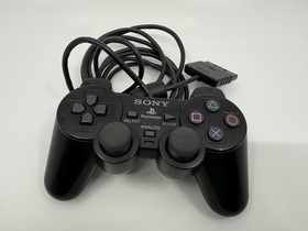 Sony PS2 DualShock 2 Controller SCPH‑10010 BLACK &ndash; Genuine OEM [Tested Working]