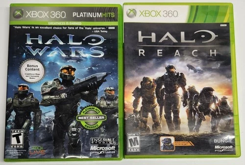 Halo Wars & Halo Reach (Microsoft Xbox 360) Lot Tested
