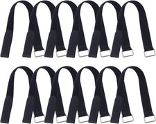 18 inch Extend Cable Strap and Adjustable Securing 1 x 18 in, Black