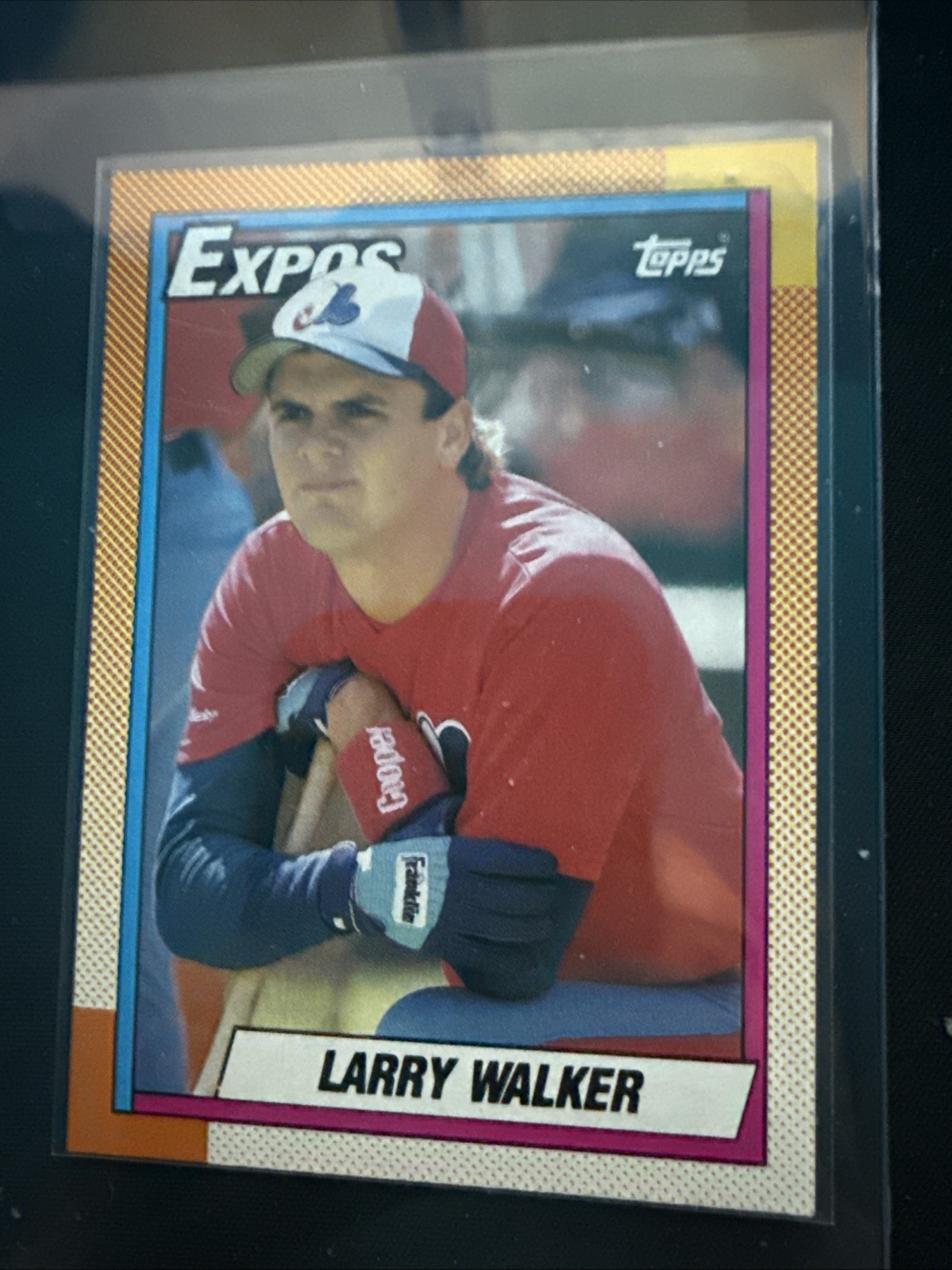 1990 Topps - Larry Walker #757 Collector's Edition (Tiffany) (RC)