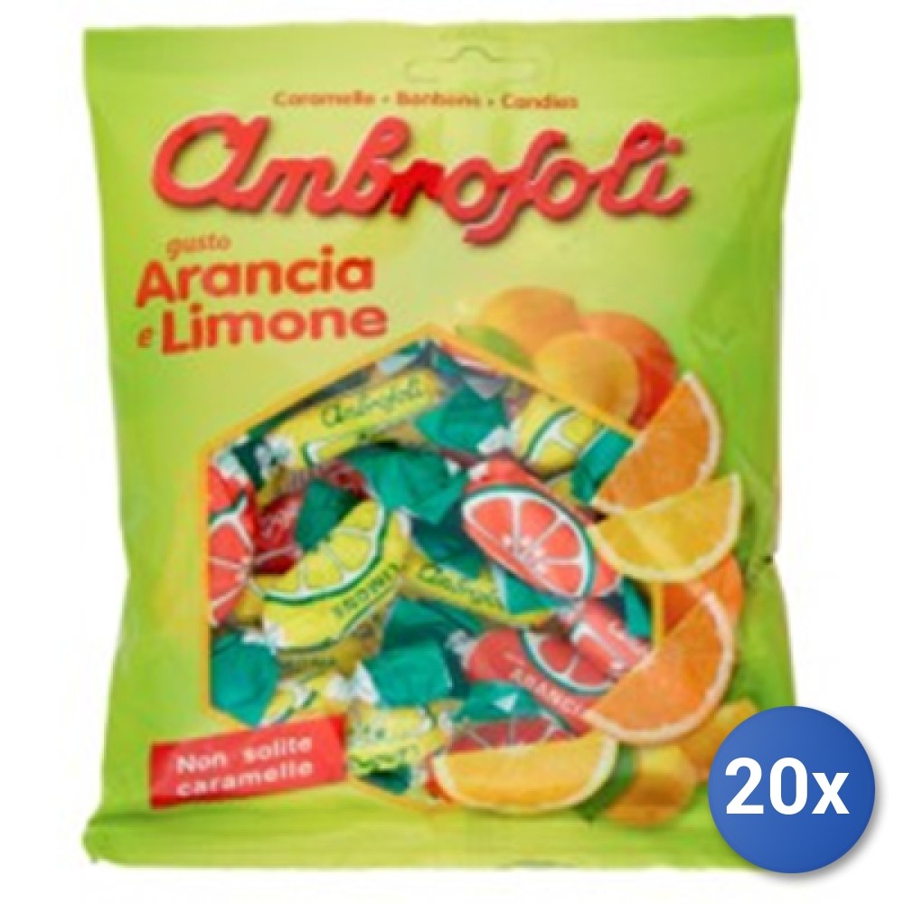 20X Multipack Ambrosoli Citrus Candies 150G